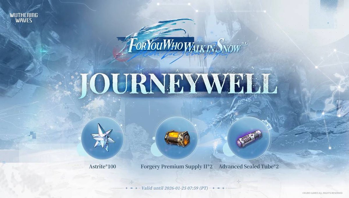 [WUWA 3.1]
All Livestream codes

PAPERPLANE
WARMSUNLIGHT
JOURNEYWELL

#WutheringWaves