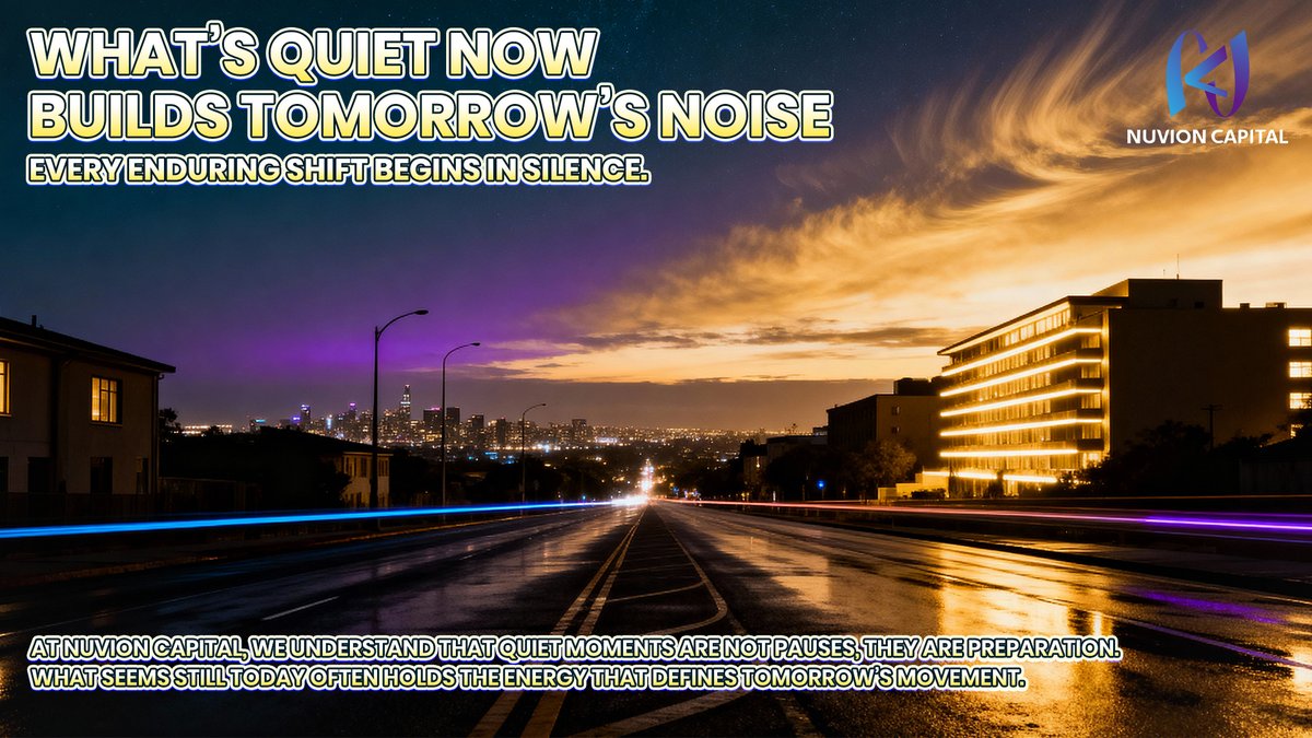 Nuvion_Capital_'s tweet image. 🤫 Silence isn’t absence, it’s where creation begins.
🌐 At Nuvion Capital, we value the quiet phases where transformation starts.
📈 Growth doesn’t begin with noise. It begins with awareness.

#NuvionCapital #QuietStrength #LongTermVision #SeeWealthDifferently #FinancialWisdom