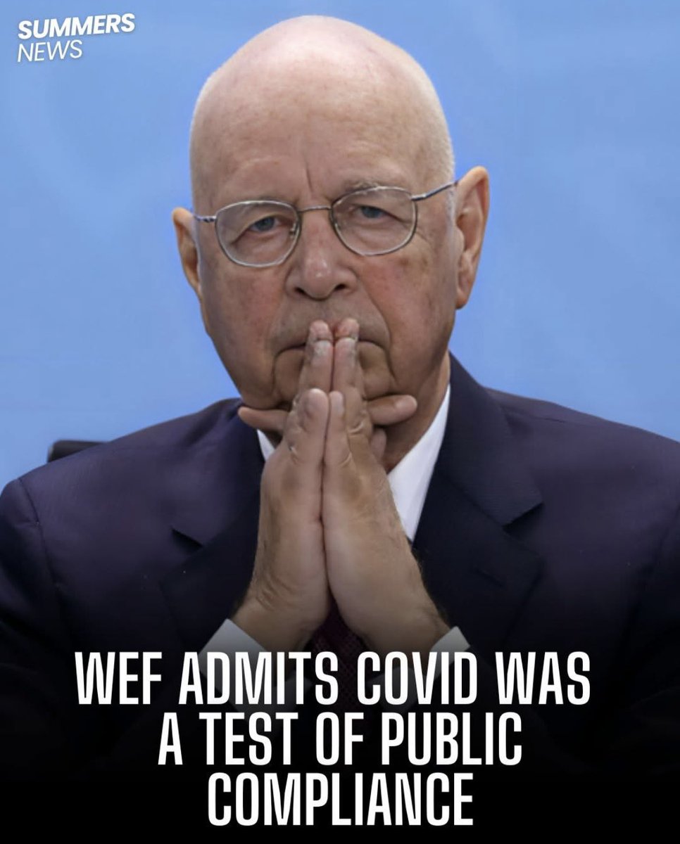 JacquiDeevoy1's tweet image. “The World Economic Forum has openly admitted what many suspected all along: the COVID-19 pandemic was used as a test to measure how willing the public would be to comply with their long-term vision for the planet. 

Lockdowns, mandates, travel restrictions, and digital tracking…
