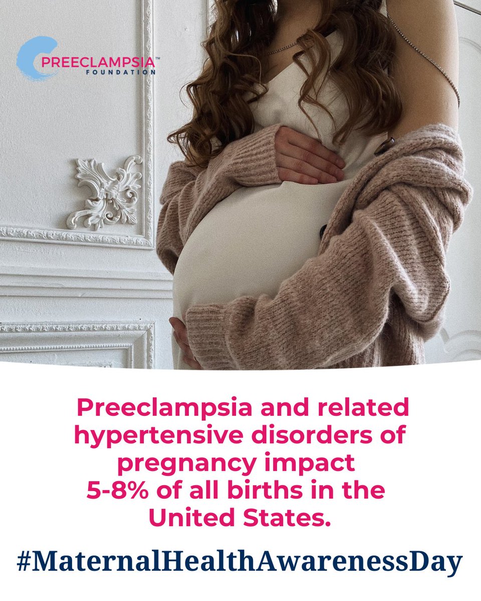 preeclampsia's tweet photo. Today is #MaternalHealthAwareness Day. #Preeclampsia and other hypertensive disorders of pregnancy are life-threatening and the leading cause of illness and death for moms and babies.

Share these graphics to your feed to spread awareness of its impact on you. https://t.co/ySmL4VXlS5