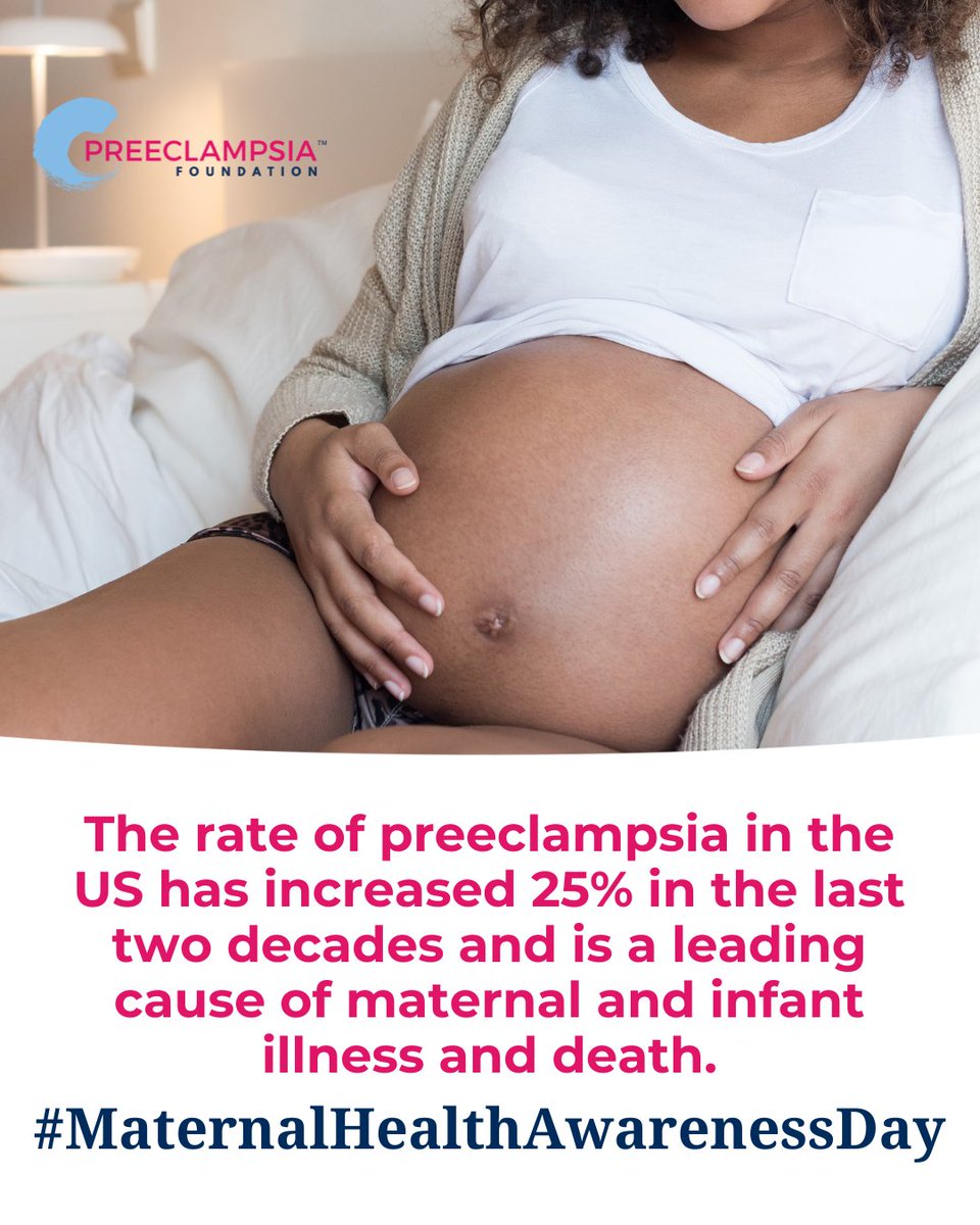 preeclampsia's tweet photo. Today is #MaternalHealthAwareness Day. #Preeclampsia and other hypertensive disorders of pregnancy are life-threatening and the leading cause of illness and death for moms and babies.

Share these graphics to your feed to spread awareness of its impact on you. https://t.co/ySmL4VXlS5