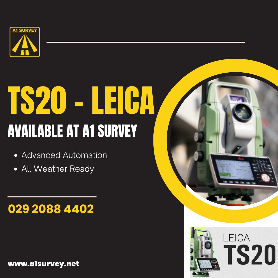Leica TS20 Robotic Total Station 💥

Precision surveying &amp; construction set-out made easy

Work faster, smarter, &amp; with confidence!

📞 029 2088 4402
🌐 a1surveyequipment.net

#LeicaTS20 #A1Survey #SurveyGear #ConstructionSurvey #RoboticTotalStation
