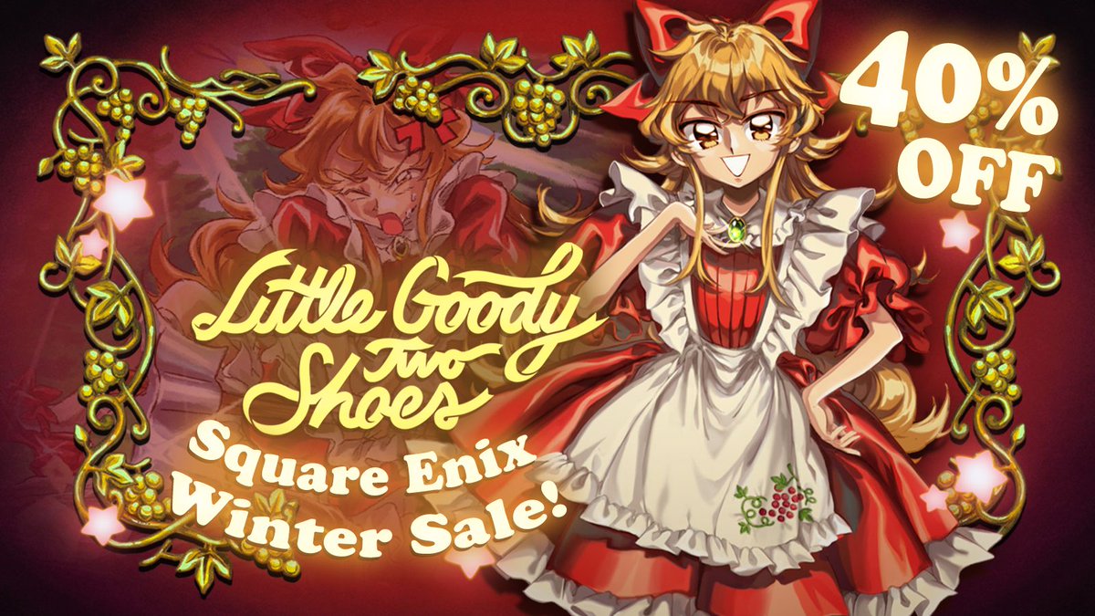 ✨👠Little Goody Two Shoes is 40% OFF👠✨

You know what's cooler than a yuri game where you can date your local nun, witch and cottage-core neighbor while secretly signing off your soul to the devil? ☝️🤓

We don't either!

🔗Grab it on Steam before February 4th!