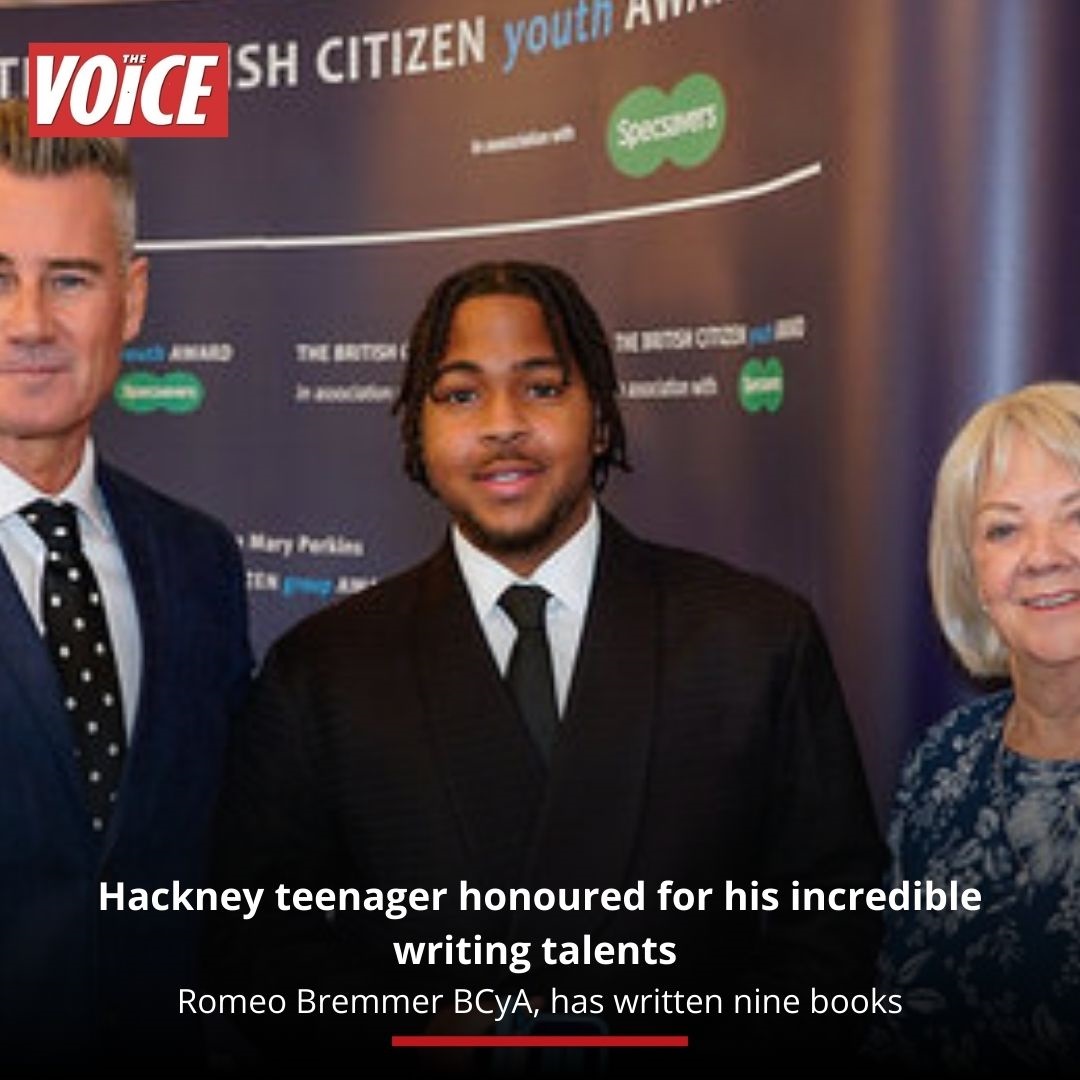 TheVoiceNews's tweet photo. Romeo Bremmer has been honoured for his incredible writing talents in the House of Lords.

The British Citizen Youth Award, now in its ninth year, honoured 22 young people from across the UK last month for making a positive impact on their communities or wider society.

Romeo has written nine books and secured a grant from Hackney Council’s Culture Team to train 60 Windrush elders in writing their stories of hope and courage.

By @S_Fleary1