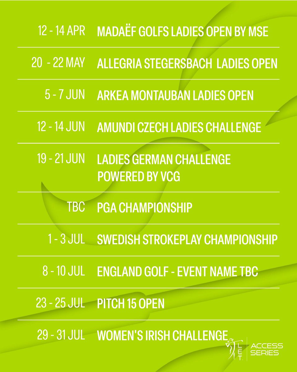 LET Access Series tweet media