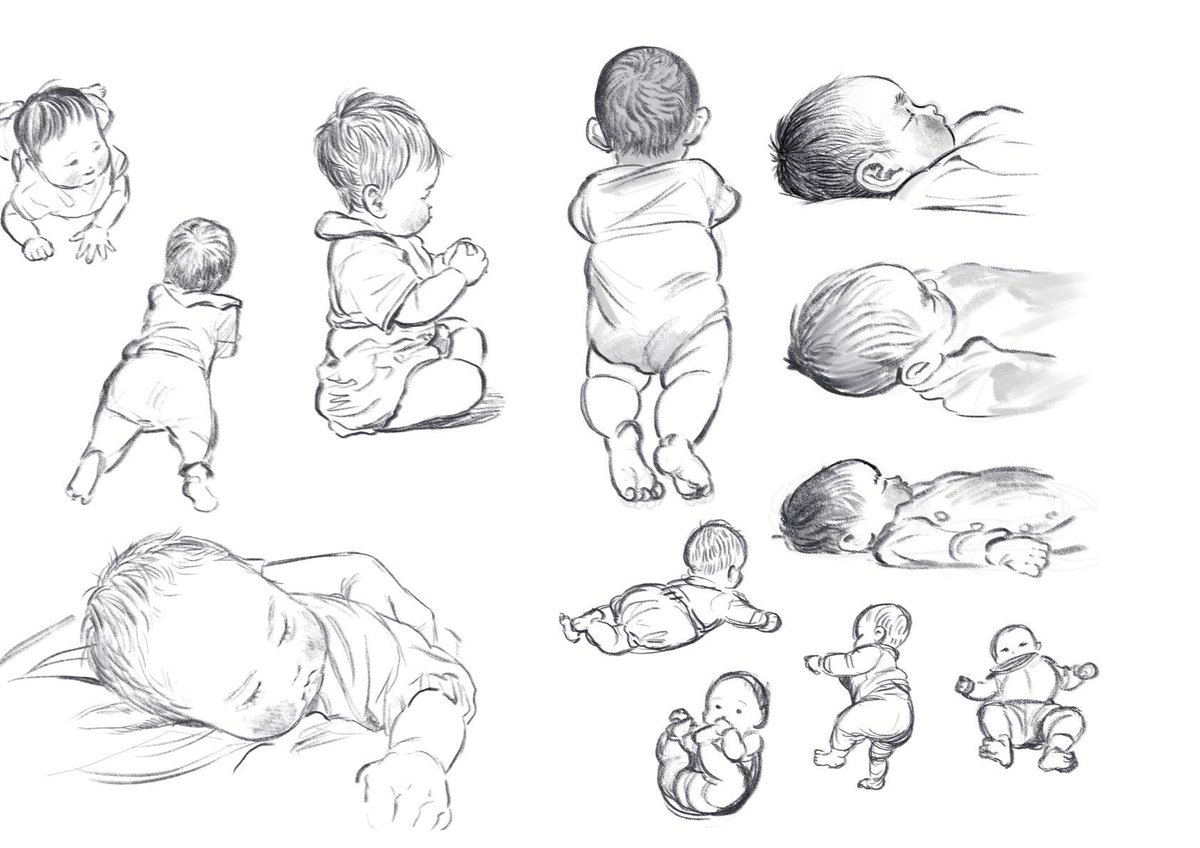 Thank you to everyone in Japan and around the world for viewing my work!
I draw comics and sketches featuring cats and babies, so if you're interested, please follow me! 
