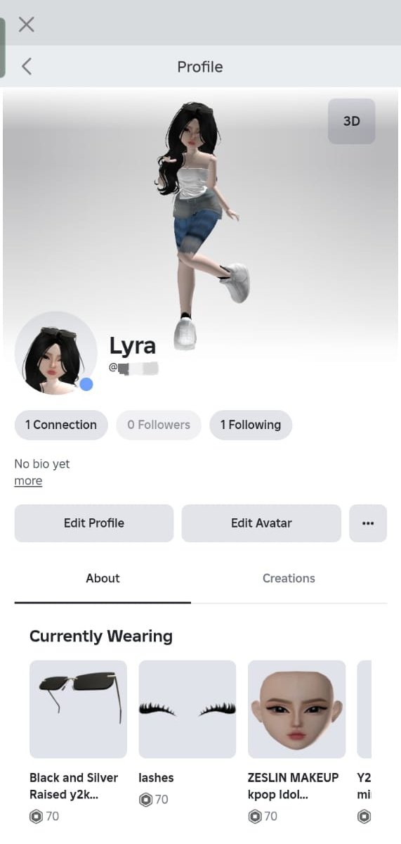 luvlyciis's tweet photo. ❗wts akun roblox ✨
✨ [HELP RT]

! spesifikasi !
✧ ava zepeto (akun cewek)
✧ body : 2
✧ invent : sesuai pict
✧ usn cantik no angka
✧ belum ada gg game
✧ 18+
✧ on voice &amp; on cam
✧ price? 30k
dm or tele for detail : tele on bio

#zonauang #zonaba #roblox https://t.co/BS2vNRzoRp