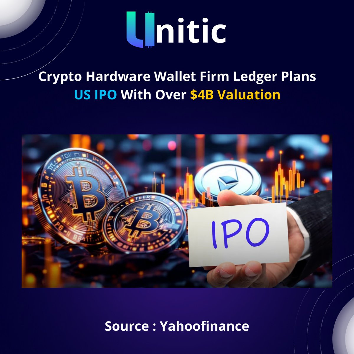 🚀 Big news from the crypto world! 

Source: Yahoo Finance

#CryptoNews #Ledger #CryptoIPO #Blockchain #Web3 #CryptoWallet #HardwareWallet #Bitcoin #Ethereum #DigitalAssets #CryptoMarket #IPOUpdate #FinTech #CryptoSecurity #DeFi #InstitutionalAdoption #BlockchainTechnology