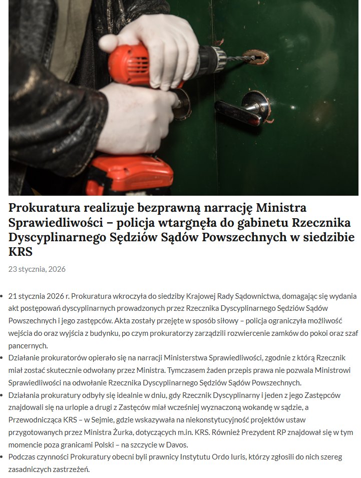 Zgodnie z obietnicą, wpis na Obserwatora!

obserwator-praworzadnosci.pl/pl/prokuratura…

Opisuję w nim zasadniczo trzy kwestie:
1⃣ przebieg całego zajścia (dziękuję <a href="/MagdaMajkowska/">Magdalena Majkowska</a> za weryfikację tego, czy dobrze wszystko opisałem),

2⃣ absurdalne, przewrotne, czy wręcz po prostu bezczelne motywy