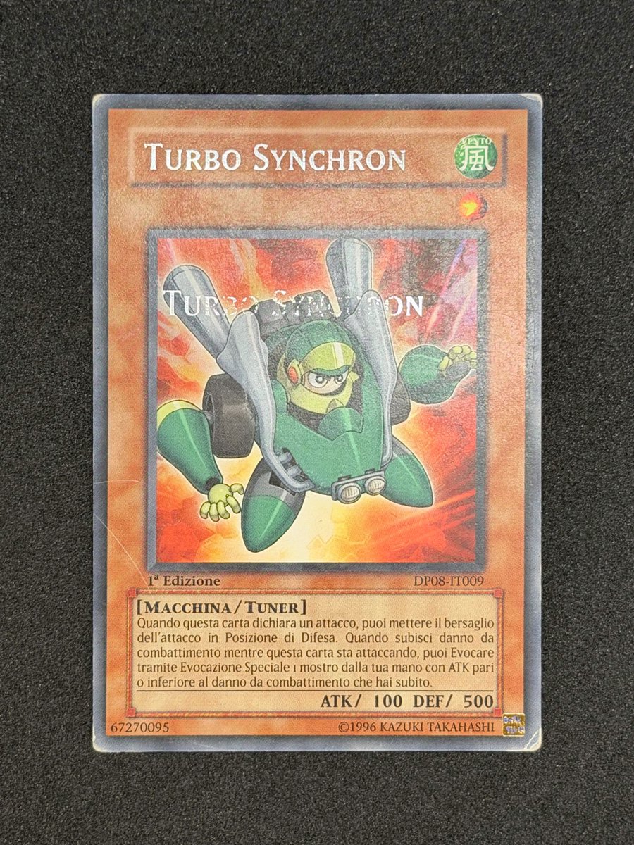 errorcardman's tweet image. 名前がイラストにも印字されて、
デジモンの進化中みたいになっちゃってる
ターボ・シンクロン