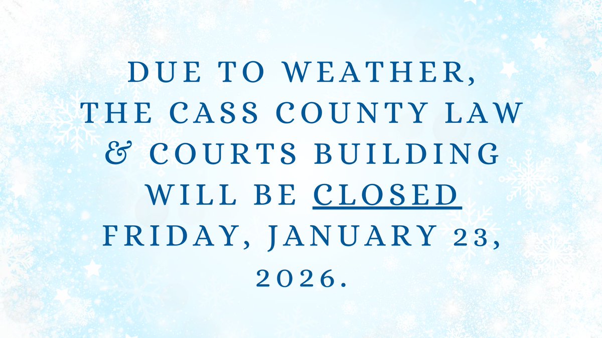 Cass County Courts tweet media