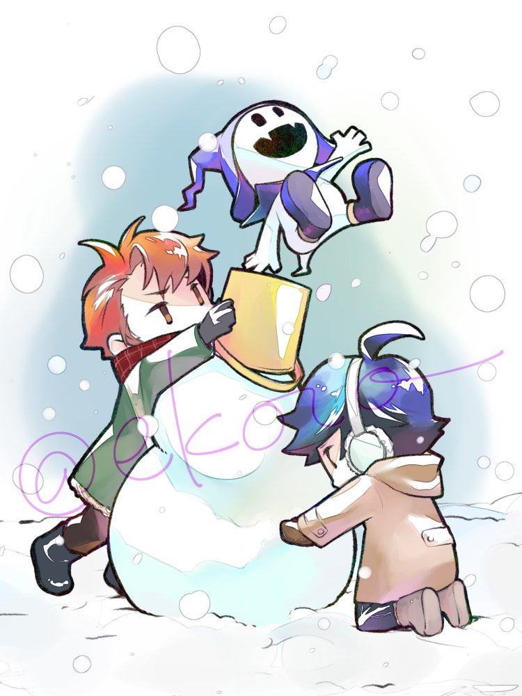 ekoco's tweet image. 1月お題【雪：snow】
#ブ主ドロライ
#毎月24日はブ主の日