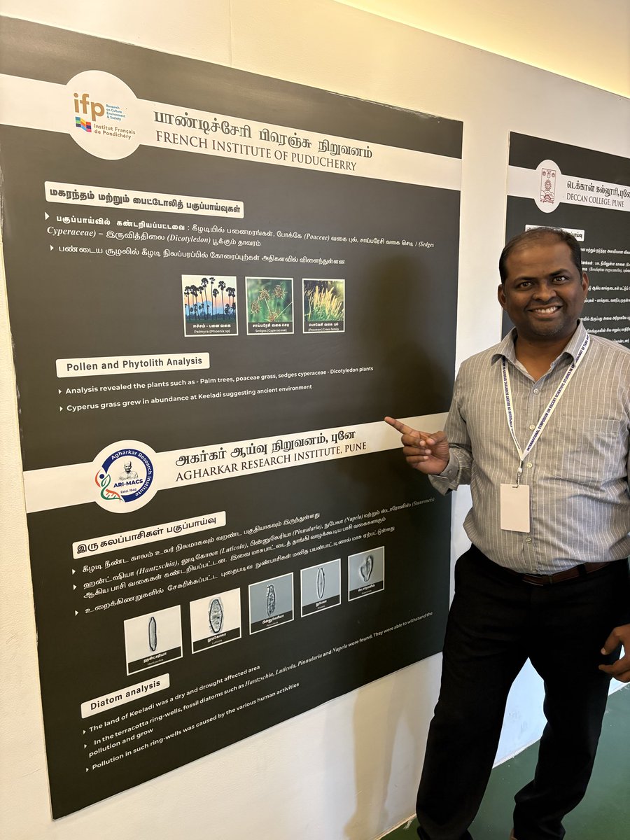 karthickbala's tweet photo. A truly satisfying moment 😊
Our research on #diatoms from the Keladi excavations is now showcased at the Keladi Museum. Great to see science reaching common people and connecting the lab with society 🔬🏛️ https://t.co/AjOKI3LPEw