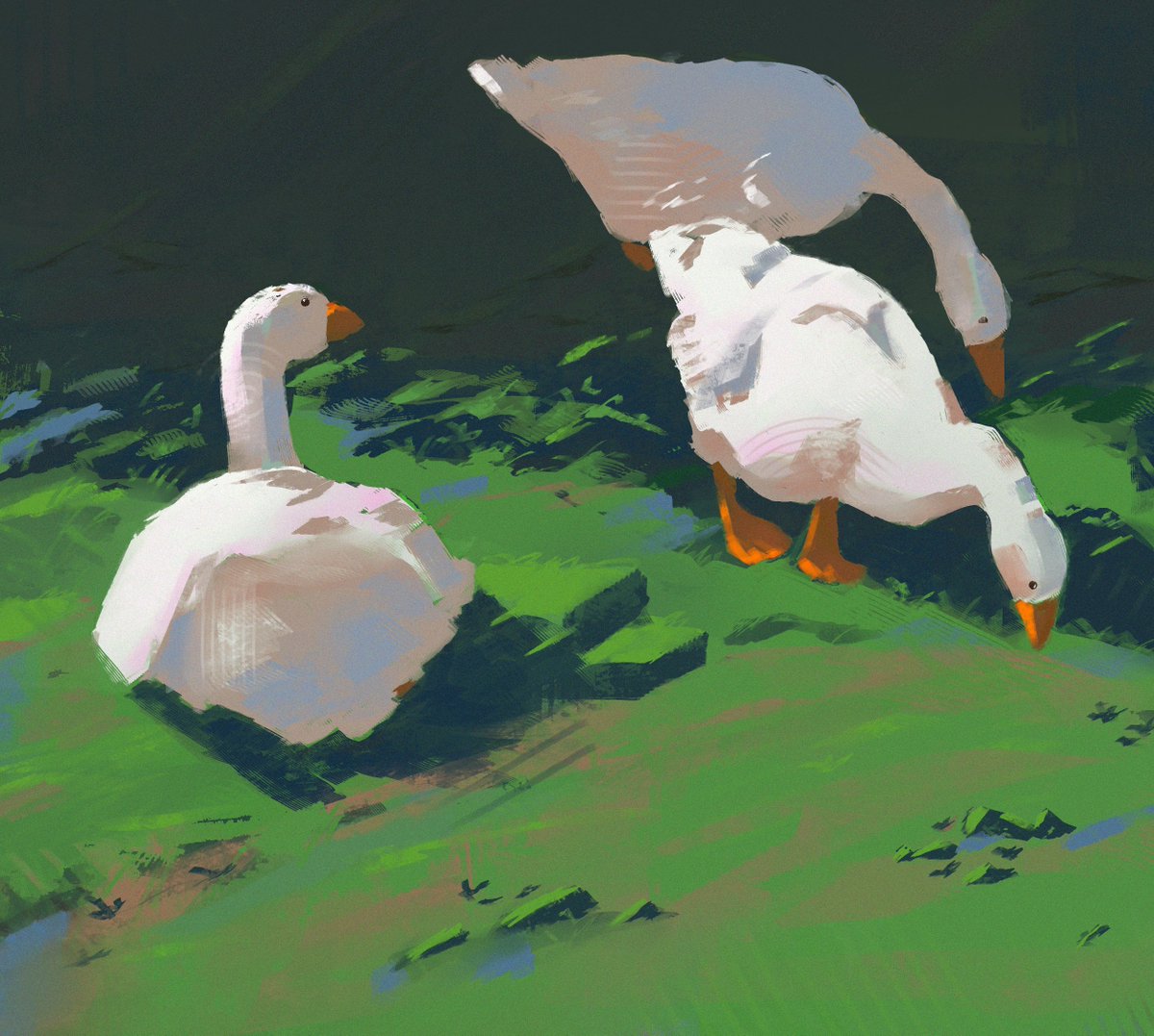WeissArt0_0's tweet photo. quick duck painting https://t.co/GSw0WBaIOk