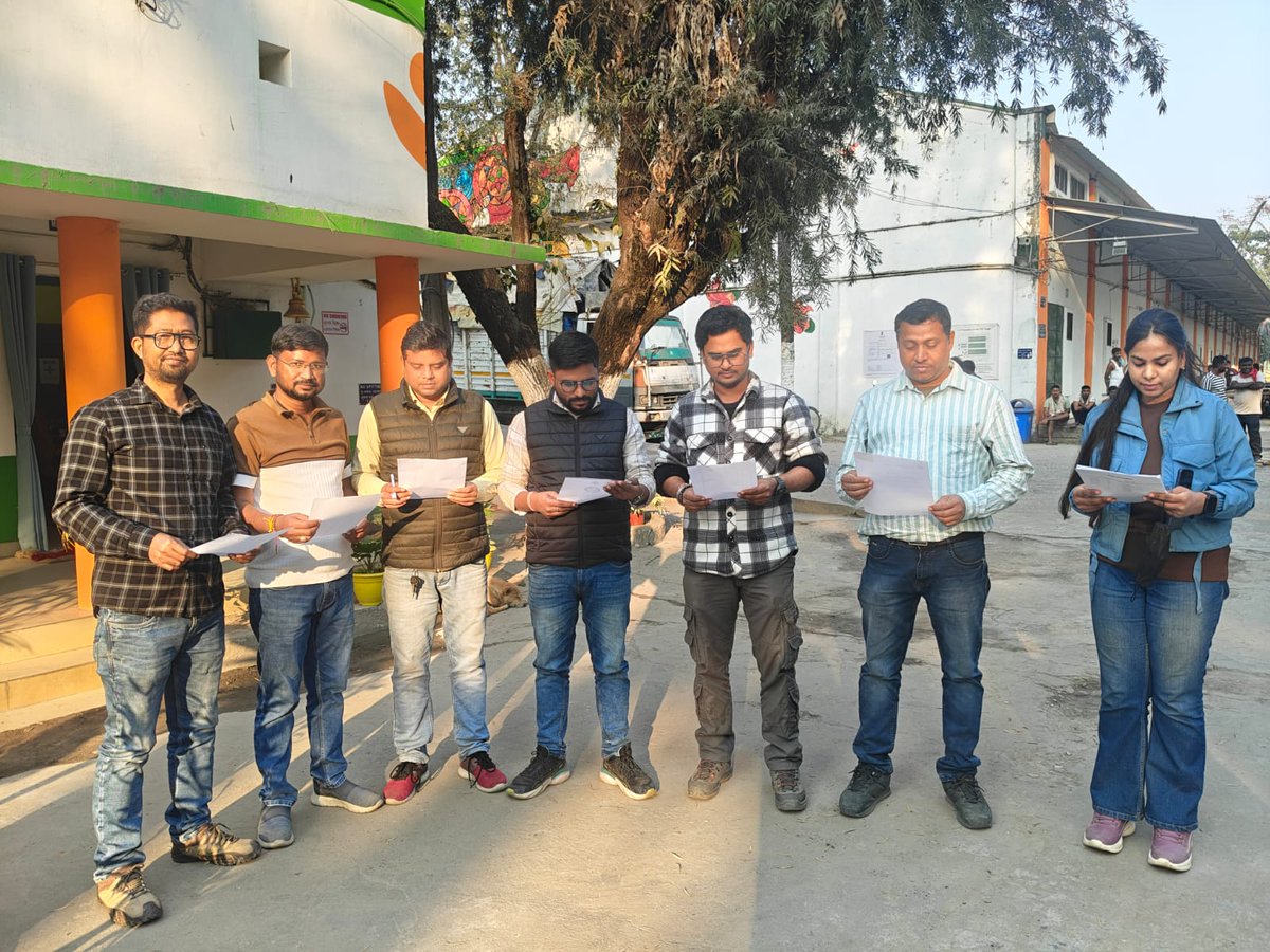On 23.01.2026, on the occasion of National Voters Day 2026, Voters’ Pledge Ceremony was taken on FCI DO Tezpur, FSD Bindukuri and FSD Tangla.
#nvd2026 <a href="/DoTezpur/">FCI DO Tezpur, Assam</a> <a href="/fci_ne/">Food Corporation of India, Zonal Office(NE)</a> <a href="/AssamFci/">Food Corporation of India Assam</a> <a href="/FCI_India/">Food Corporation of India</a>