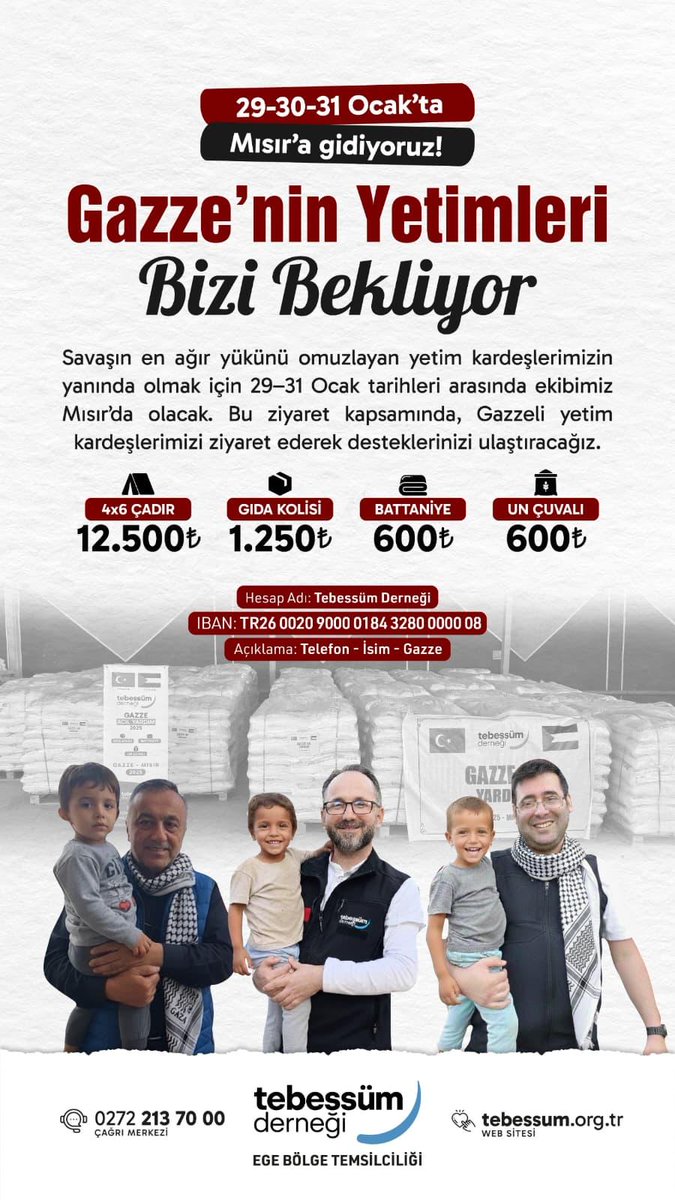 Gazze'yi unutmamak lazım.