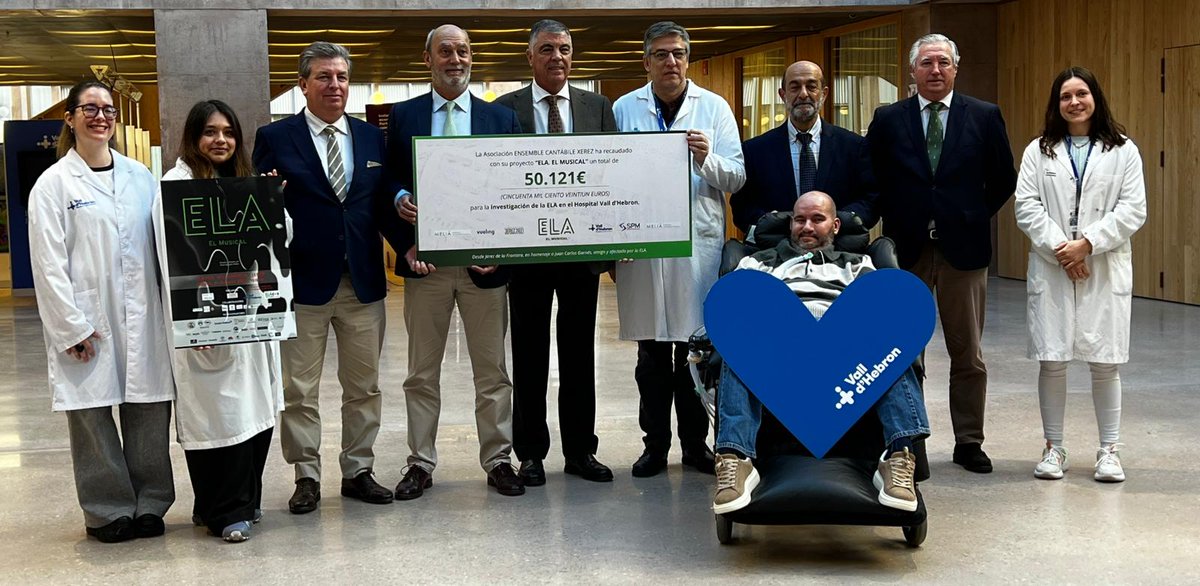 En <a href="/elados_asoc/">ELAdos Asociación</a> este año empezamos fuerte.

Hemos conseguido que hoy se destinen 50.121€ al equipo de investigación contra la ELA del <a href="/VHIR_/">Vall d'Hebron Institut de Recerca</a> gracias a la existencia de Juan Carlos Garnés, enfermo de ELA, de su familia y amigos y, de todo Jerez. GRACIAS POR EXISTIR

¡DONA! 🙏