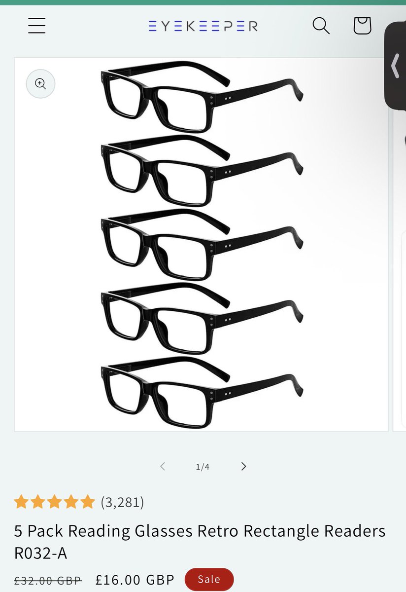 jamespriceglos's tweet image. “Reading glasses are too expensive, so you squint.”

Minimum wage is £12.21. 
A 5 pack of reading glasses are £16. 

So, thanks to the miracle of capitalism you can enjoy luxury that would have been considered magic to kings &amp;amp; emperors for most of history for 15 MINUTES of work.