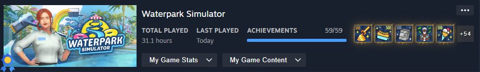 patolas565's tweet photo. Waterpark Simulator 100%
6/10
Tá em early acess e nota-se MAS tá muito fire e com uns updates que parecem do crlh por vir.
Vai ser um jogo ao qual vou voltar for sure https://t.co/WHJfbTir9N