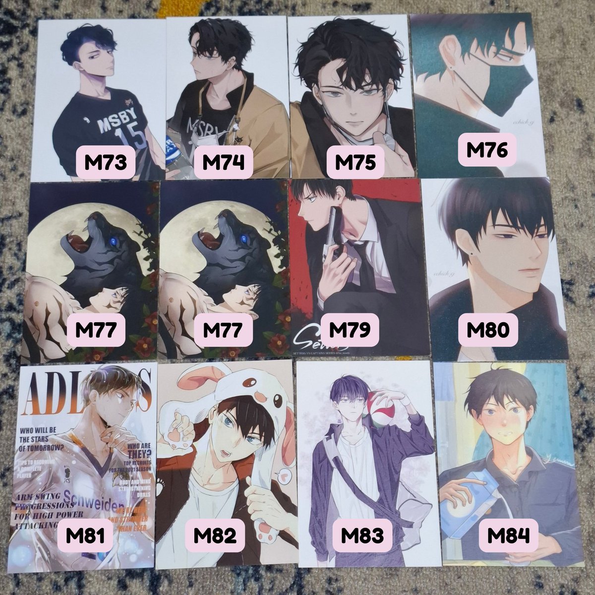 tagmilbut's tweet photo. ‼️ QRT dengan kode pada gambar untuk memesan.

Harga: Rp 10,000 /each

Perbedaan M71 &amp; M72 dapat dihat dalam video.
M72: Glossy
M71: Matte

• Jika 1 kode hanya untuk 1 gambar = hanya ada 1 stok.
• Jika 1 kode ada di 2 gambar, tandanya ada 2 stok, dst. https://t.co/ZhN3eGcKMz