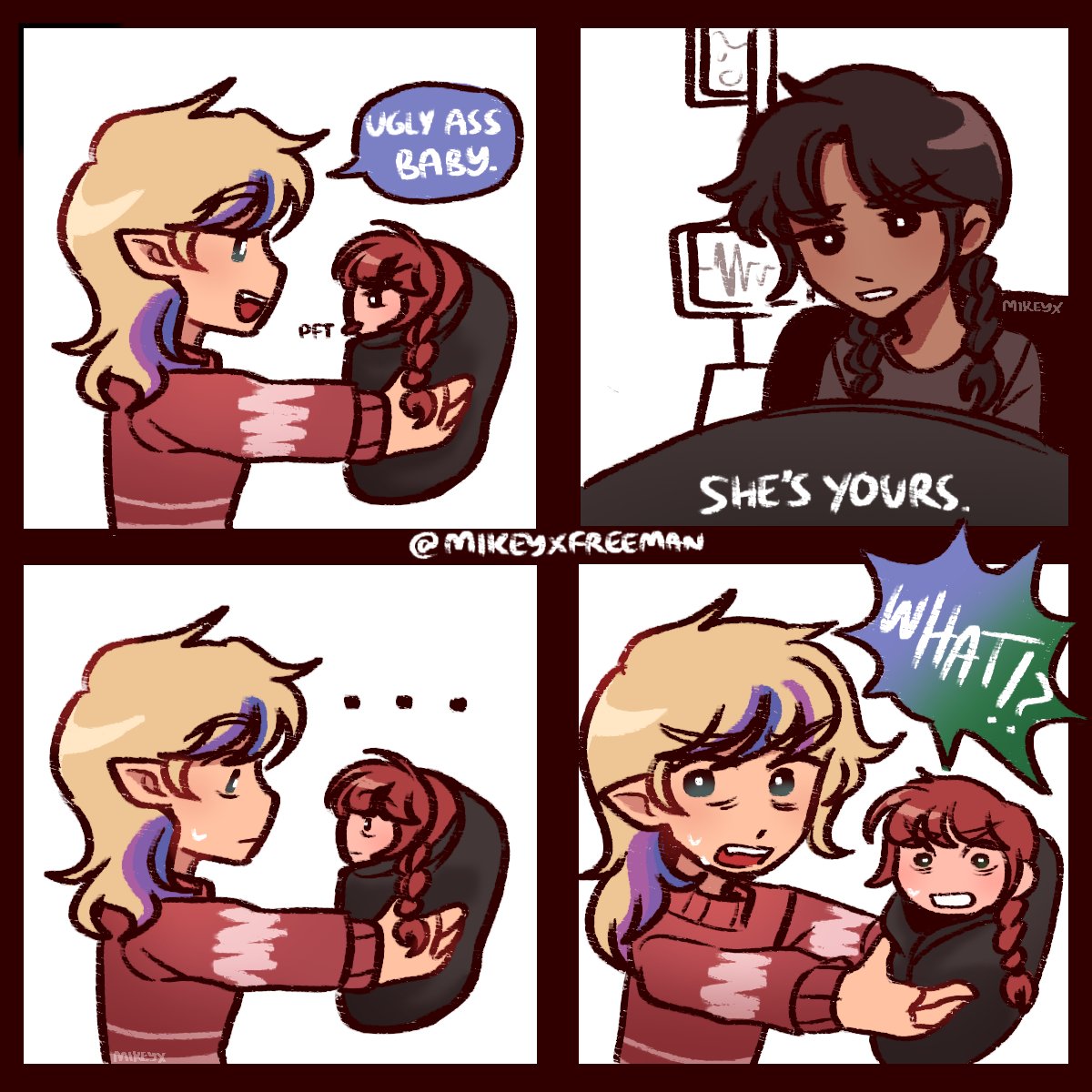 mikeyxfreeman's tweet image. WHAT

#wenclair #wednesdayaddams #enidsinclair #agnesdemille