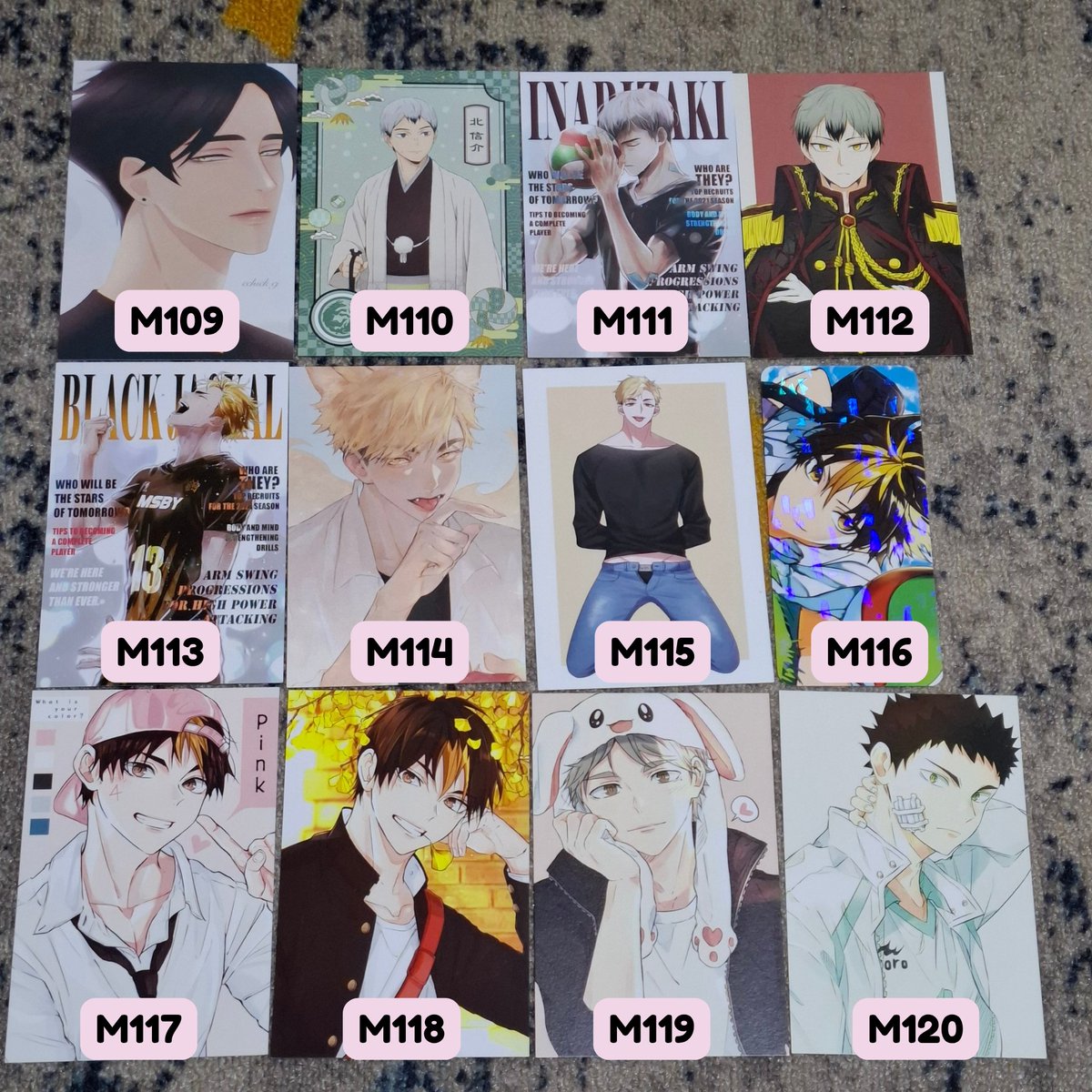 tagmilbut's tweet photo. ‼️ QRT dengan kode pada gambar untuk memesan.

Harga: Rp 10,000 /each

• Jika 1 kode hanya untuk 1 gambar = hanya ada 1 stok.
• Jika 1 kode ada di 2 gambar, tandanya ada 2 stok, dst. https://t.co/FNLaZIRVQx