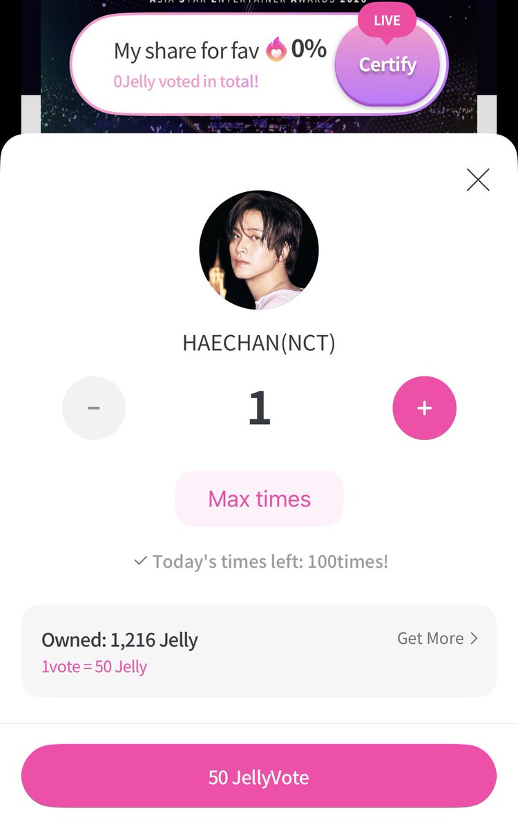 Vote For HAECHAN TH tweet media