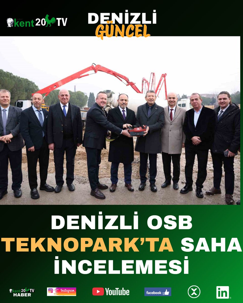kent20Haber's tweet image. kent20haber.com/denizli-osb-te…
Denizli OSB Yönetim Kurulu ve Pamukkale Üniversitesi Rektörü Prof. Dr. Mahmud Güngör, yapımı süren Denizli OSB Teknopark inşaat alanında incelemelerde bulunarak projenin sanayiye sağlayacağı katkıları değerlendirdi.
#DenizliOSB #OSBTeknopark #Teknopark
