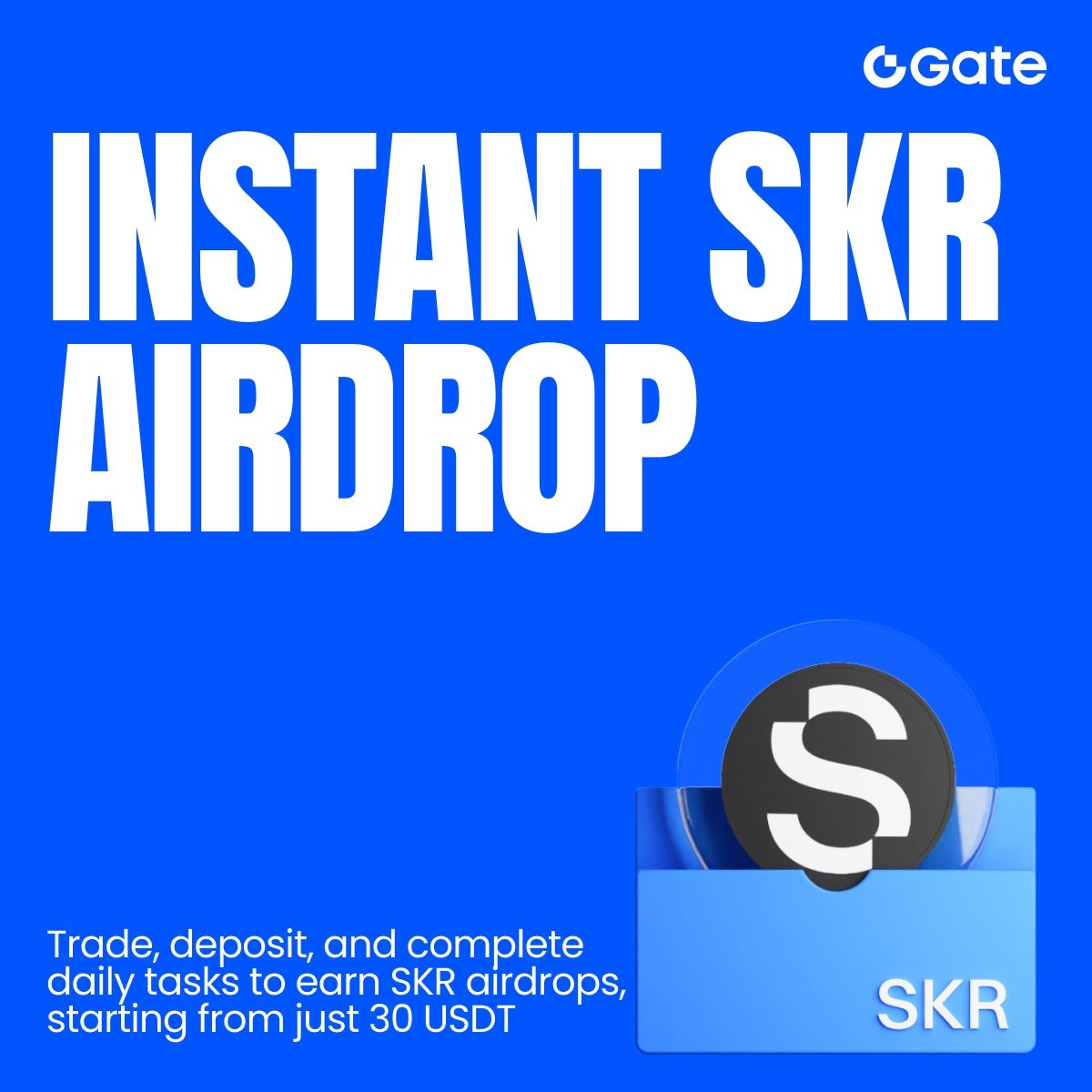 مكافآت فورية تبدأ بخطوة بسيطة.

إيردروب SKR الفوري متاح الآن ضمن حملة إقليمية بمكافآت مباشرة.

تداول، أودِع، وأكمل مهام التحقق لتحصل على إيردروب SKR بدءًا من 30 USDTفقط.

مكافآت سريعة بدون تعقيد.

ابدأ الآن 👇
gate.com/campaigns/3916