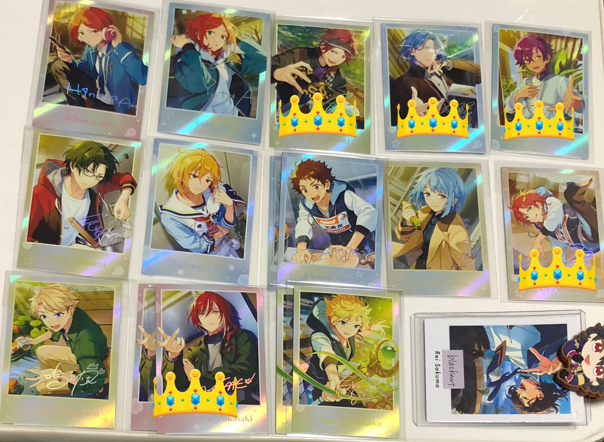 【交換/譲渡】あんスタ 序曲カード

譲→桃李 スバル 鉄虎 翠 千秋 奏汰 一彩 藍良 マヨイ 凪砂 茨 みか ひなた ゆうた 燐音 HiMERU アドニス 敬人 なずな 光 創 レオ 嵐 夏目 宙
求→零 凛月 または180/枚＋送料

👑は交換優先、譲渡の場合他を含むお取引優先
譲渡の場合纏めての方優先
↓