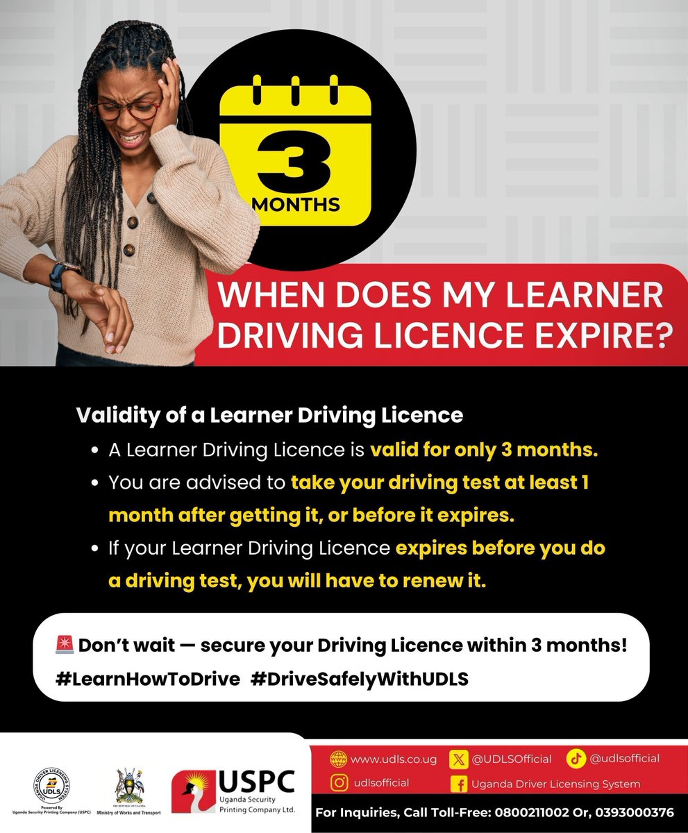 Uganda Driver Licensing System tweet media
