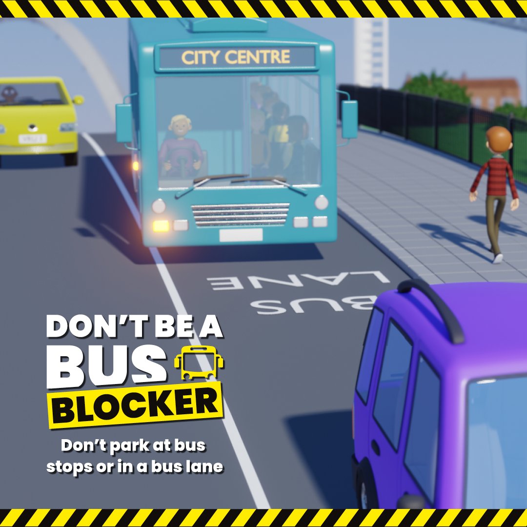 GlasgowCC's tweet image. Parking in bus stops and bus lanes:

❌ Delays buses 
❌Inconveniences passengers
❌ Makes it difficult to get on and off the bus 

Be a considerate driver.

#DontBeABusBlocker

👉  glasgow.gov.uk/14221