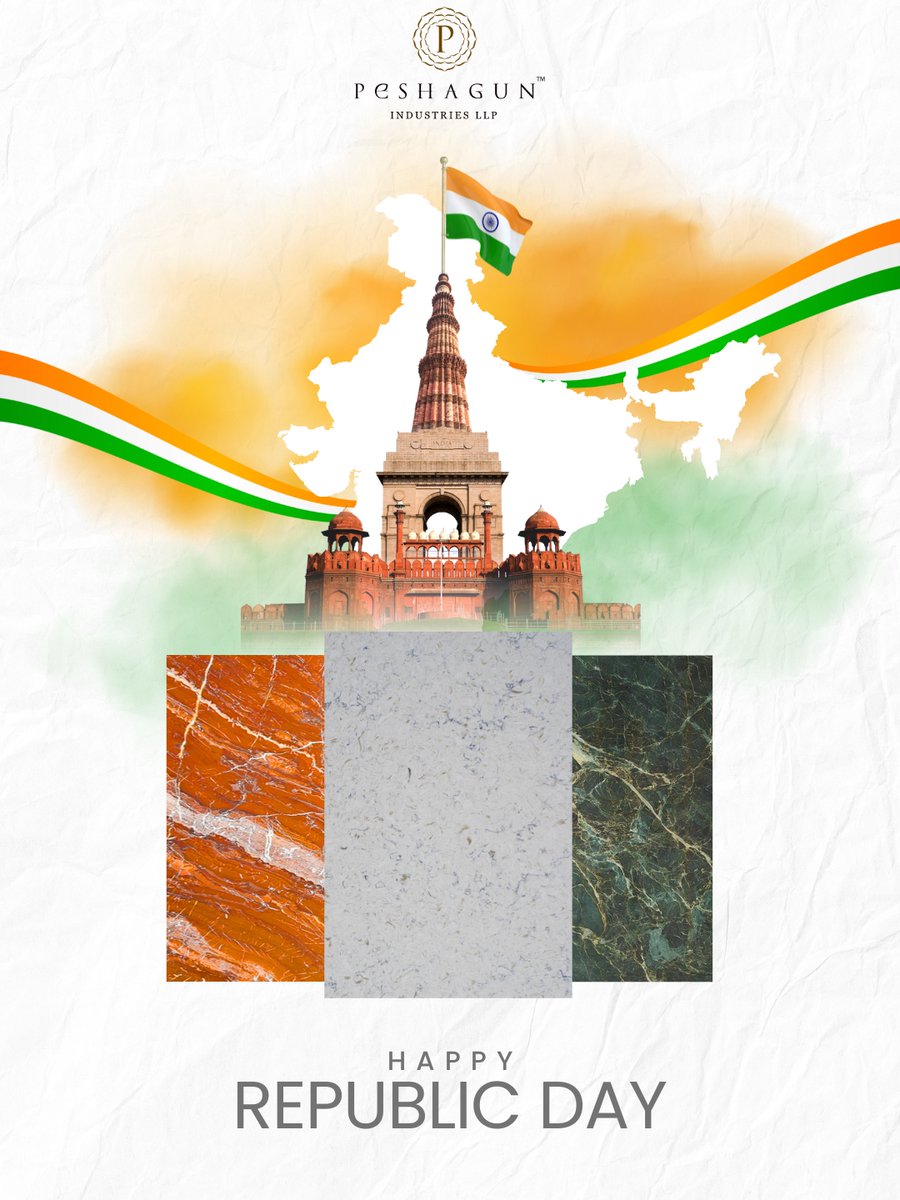 Peshagun Industries wishes you a Happy Republic Day. May the pride of being Indian inspire us to build with integrity, strength, and purpose every single day.🙂

#RepublicDay #HappyRepublicDay #RepublicDayIndia #26January #IndiaCelebrates #JaiHind #ProudIndian #IndianPride