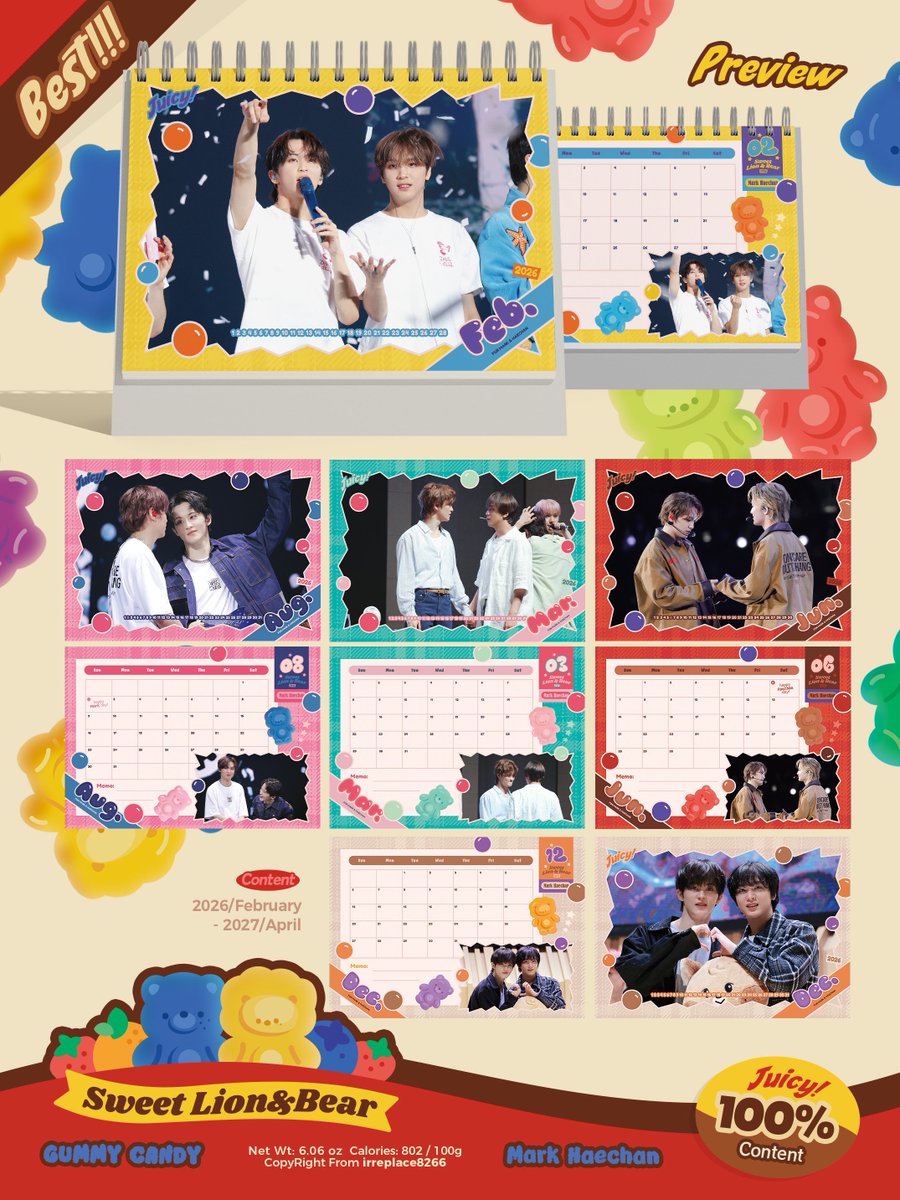 Irreplace8266's tweet image. 𝟐𝟎𝟐𝟔 𝐒𝐄𝐀𝐒𝐎𝐍'𝐒 𝐆𝐑𝐄𝐄𝐓𝐈𝐍𝐆𝐒

&amp;lt;𝐒𝐰𝐞𝐞𝐭 𝐋𝐢𝐨𝐧&amp;amp;𝐁𝐞𝐚𝐫&amp;gt;

© 𝐢𝐫𝐫𝐞𝐩𝐥𝐚𝐜𝐞𝟖𝟐𝟔𝟔

forms.gle/2eERYgv8BFKEmJ…

RT 추첨 두 분께 시즌그리팅을 드립니다.

#markhyuck #맠동 #markchan