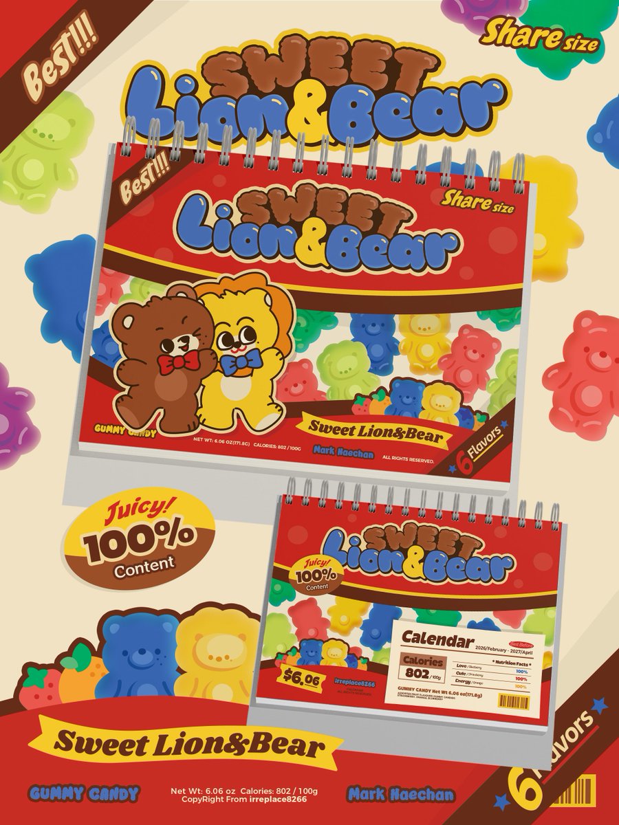 Irreplace8266's tweet image. 𝟐𝟎𝟐𝟔 𝐒𝐄𝐀𝐒𝐎𝐍'𝐒 𝐆𝐑𝐄𝐄𝐓𝐈𝐍𝐆𝐒

&amp;lt;𝐒𝐰𝐞𝐞𝐭 𝐋𝐢𝐨𝐧&amp;amp;𝐁𝐞𝐚𝐫&amp;gt;

© 𝐢𝐫𝐫𝐞𝐩𝐥𝐚𝐜𝐞𝟖𝟐𝟔𝟔

forms.gle/2eERYgv8BFKEmJ…

RT 추첨 두 분께 시즌그리팅을 드립니다.

#markhyuck #맠동 #markchan