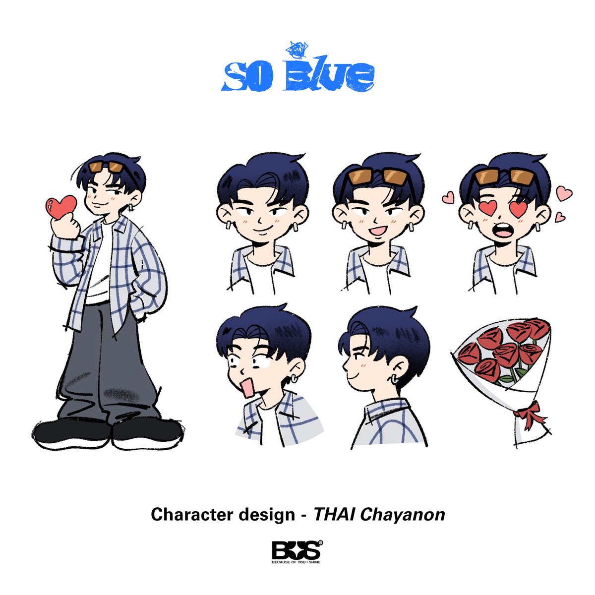 Anapplesodaaa's tweet image. มีโอกาสทำอนิเมชั่นเปิดเพลงให้น้องบัส เป็นโปรเจกต์ที่สนุกมาก เพลงเพราะมาก ทุกคนไปฟังกัน~ 💙💙
.
#BUS #BUSbecauseofyouishine #THAIChayanon #BUS_SoBlue