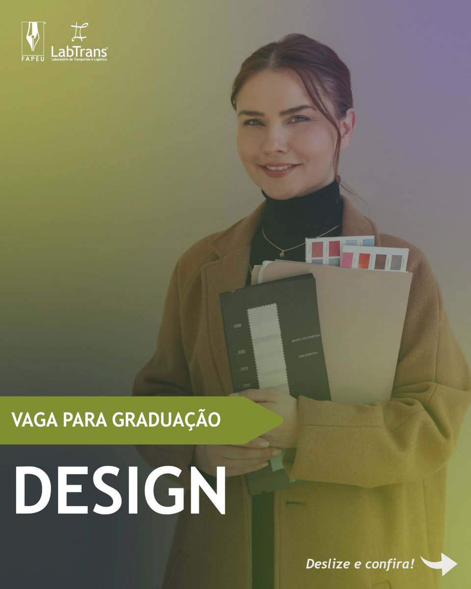 LabtransUFSC's tweet image. 🎨 Você é estudante de Design e manda bem com softwares gráficos? Então essa vaga é pra você!

O LabTrans está com vaga aberta para graduandos em Design (a partir da 3ª fase), com atividades voltadas à criação de identidades visuais, peças gráficas (como infográficos e mapas),…