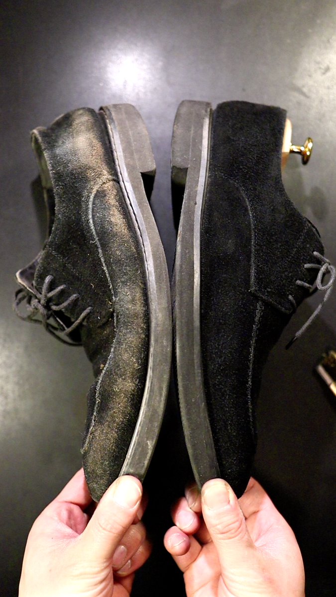 BeShoe_repair's tweet photo. #スウェード の靴を #クリーニング https://t.co/wX3BiLWOO1
