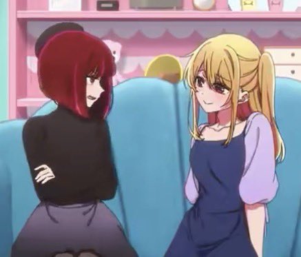 Aniwolf33's tweet image. “we have                                     “i know i 
dating rumors”                         started it”