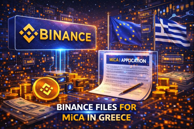 99BitcoinsHQ's tweet image. 🇪🇺 Binance files for MiCA in Greece

@binance confirmed it has applied for an EU MiCA license with Greece’s HCMC as key compliance deadlines approach.

#Binance #MiCA #Regulation