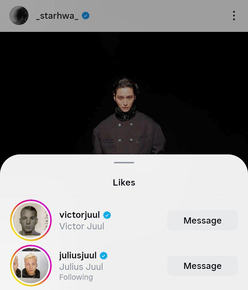 Heliot Emil creative director Julius Juul tagged #SEONGHWA in a
