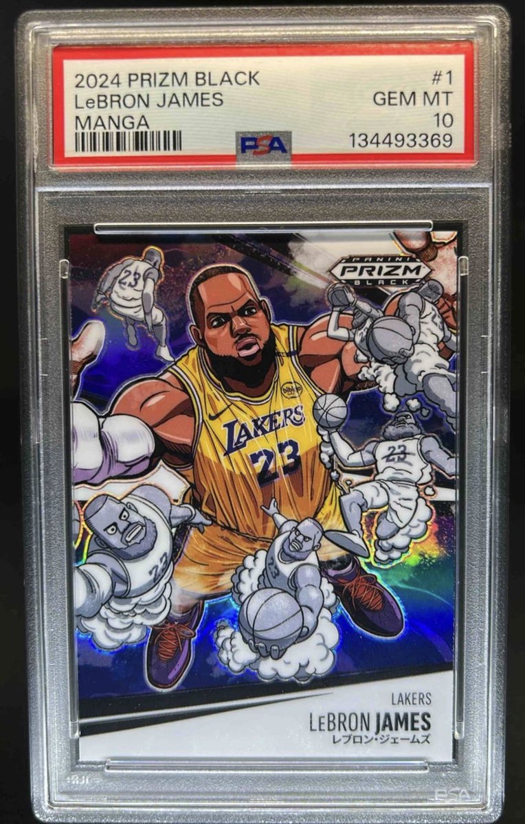 joesportscard's tweet image. 🎁Appreciation Day Giveaway🎁

Winner Announced Tuesday 

🔥 2024-25 Prizm Black LeBron James Manga PSA 10

To enter
1. Follow
2. Retweet
3. Like