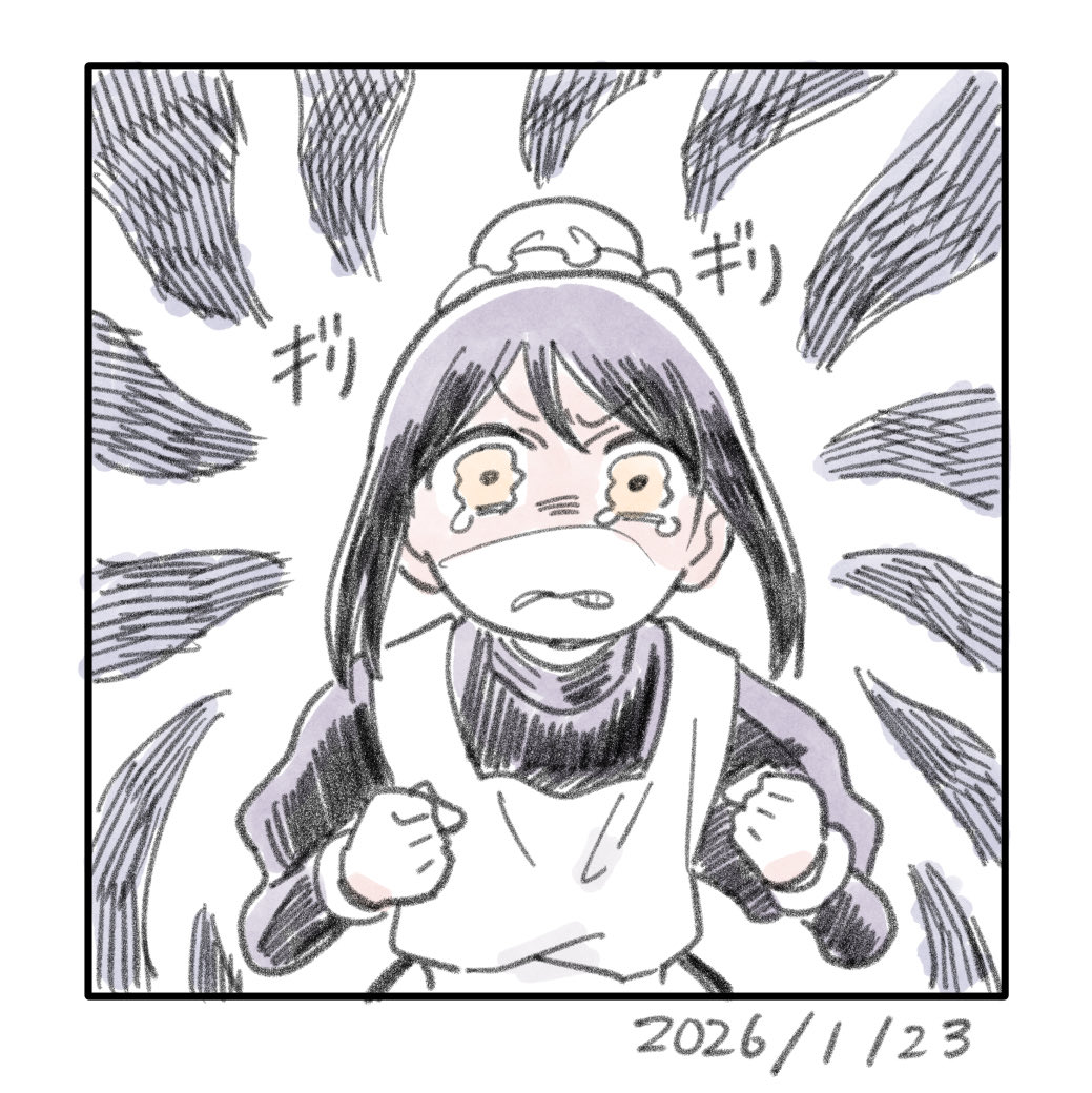 tonmoh's tweet photo. 怒り泣きの表情が描きたかった絵 https://t.co/HSj1NYsq2E