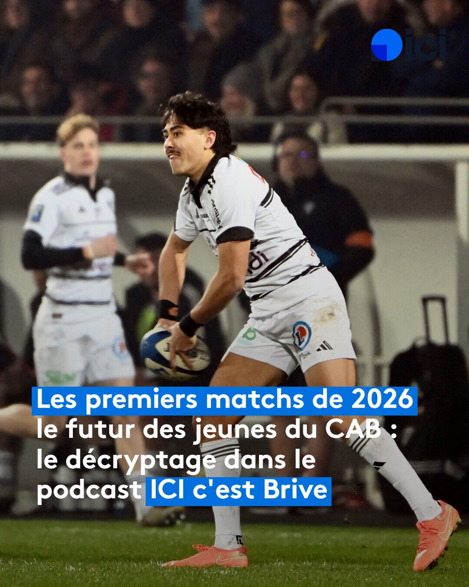 ⚫⚪ Nouvel épisode du podcast 100% CAB de Radio France, ICI c'est Brive.
🏉 En compagnie de Cédric Heymans, on revient sur le début d'année du CA Brive, du futur des jeunes du CA Brive. On parle aussi de l'actu internationale du rugby. 
➡️ l.ici.fr/vfv