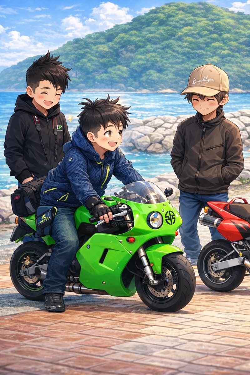 p_siy's tweet photo. 画像加工でデフォルメしてみたけど
元々がデフォルメされたバイクだから
変わらなかった😳😆
でもそんなバイクが来るKSRしまなみミーティングです
#KSRしまなみミーティング
#KSRしまなみミーティング広報部
#KSRしまなみミーティング2026
#kawasaki
#KSRbot https://t.co/qNoj6qVijs
