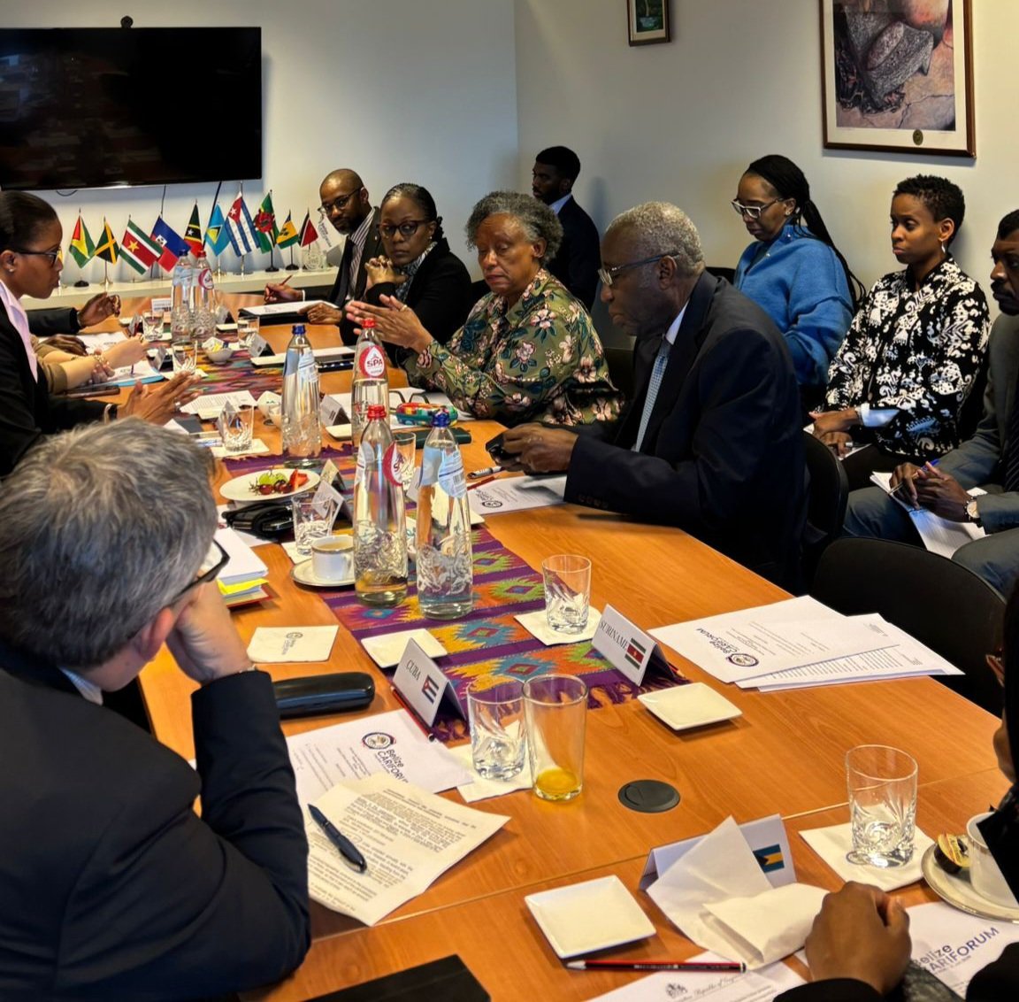 On 22nd Jan 2026, 🇧🇿 convened the final meeting of CARIFORUM Ambassadors under its coordination. Sincere thanks to all colleagues &amp; guests for their enduring support over the past semester. As of 1st Feb 2026, over to you 🇬🇾!