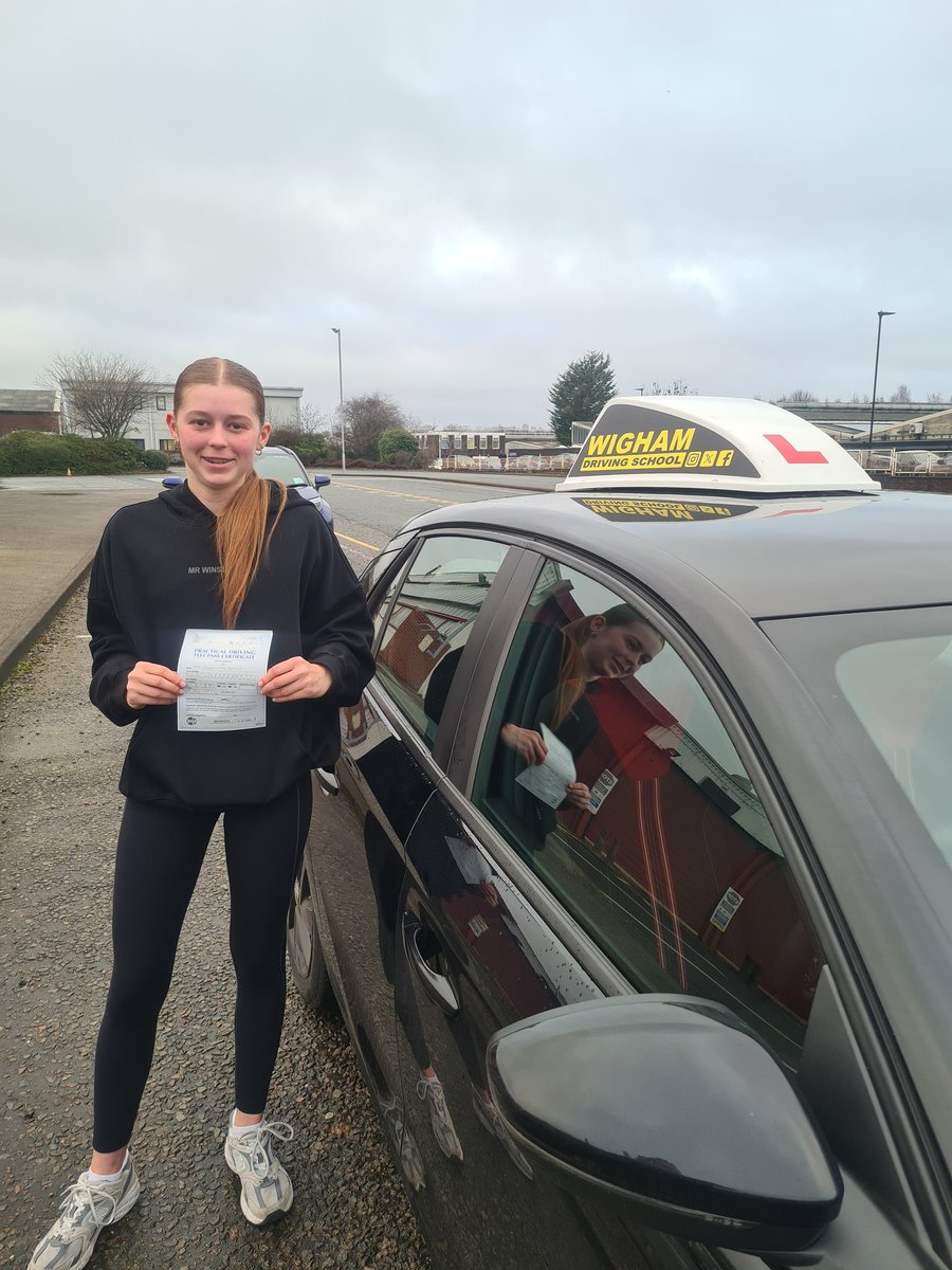 wighamds's tweet photo. Congratulations to Isobel Foster on her 1st time pass with 3 minor faults. Great drive and all the best. https://t.co/ZzTDHTHhY7