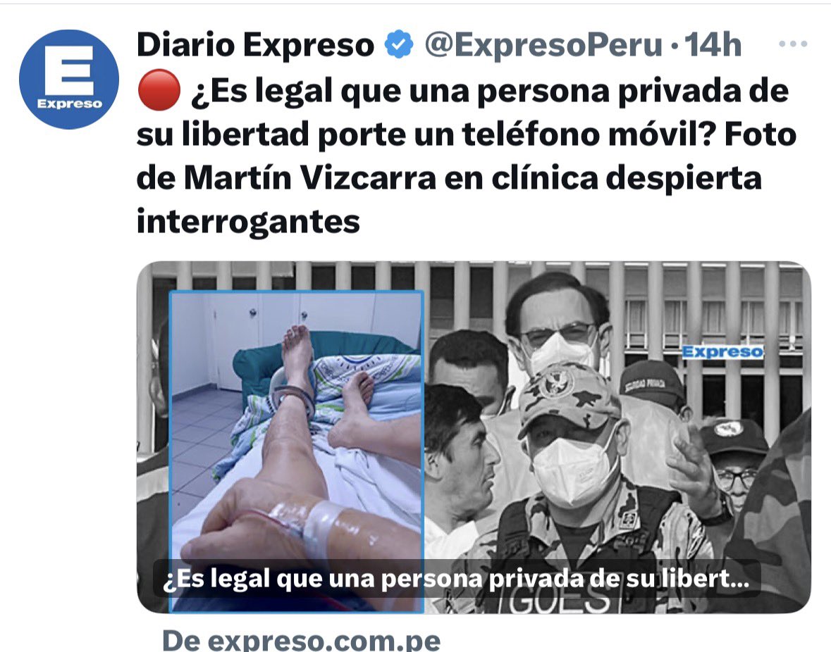 LuisMiguelCaya's tweet image. 🚨🚨#ALERTA: PODER JUDICIAL PREPARA LIBERACIÓN DE MARTÍN VIZCARRA 🚨🚨

La Tercera Sala Penal de Apelaciones @Poder_Judicial_  estaría a punto de liberar al corrupto condenado @MartinVizcarraC 

Usan la “vía médica” como coartada, la “apelación” como pretexto y el silencio como…