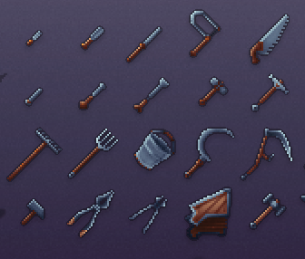 square0112's tweet photo. craft tools 🛠️⛏️⚒️
#craft #pixelart #indiegame #indiedev https://t.co/OlfljORH6v