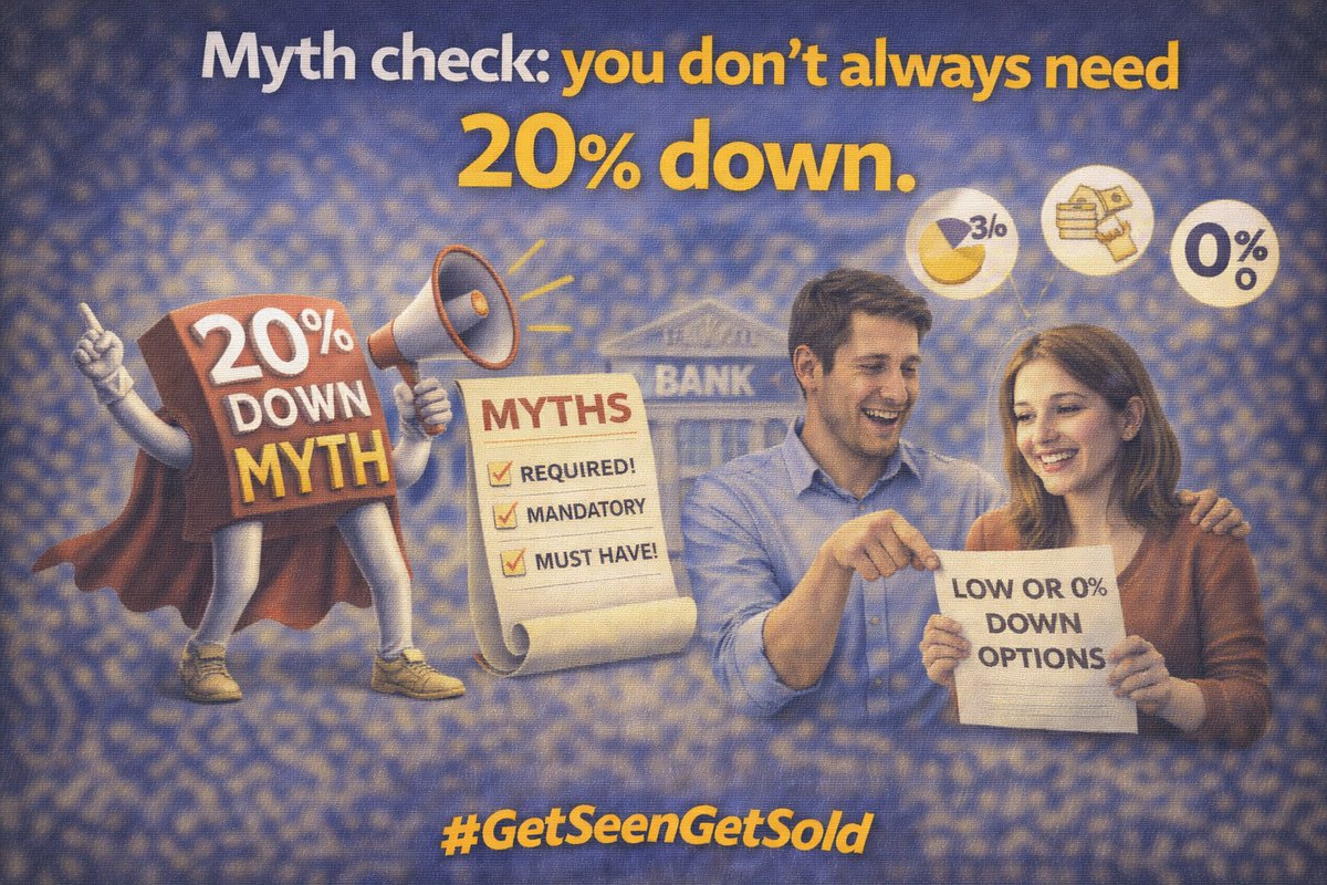 RadieMike's tweet photo. Myth check: you don’t always need 20% down. Come learn the real options. First Time Home Buyer Seminar 1/27/26 6-7:30p 1811 Shore Rd, Northfield NJ 08225 Register: https://t.co/F10kUsQ4Vz
 #GetSeenGetSold https://t.co/aqQlSeSkMH